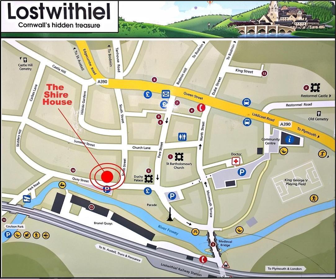 The Shire House Villa Lostwithiel Buitenkant foto